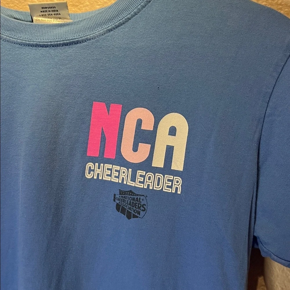 Varsity NCA Cheerleader T Shirt Size Youth Large